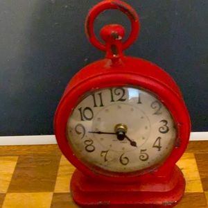 Red Vintage Clock